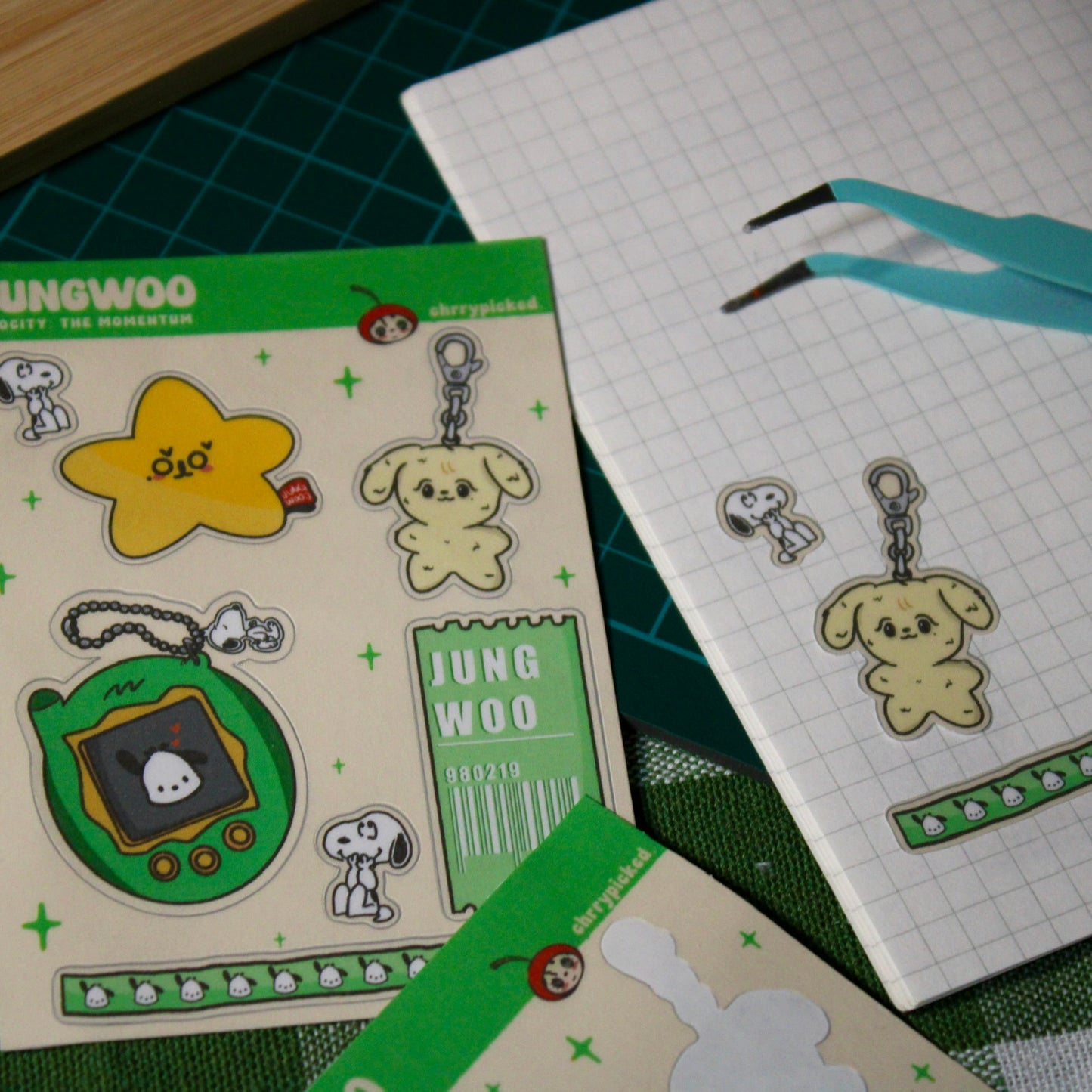 NCT 127 Member Mini Sticker Sheets
