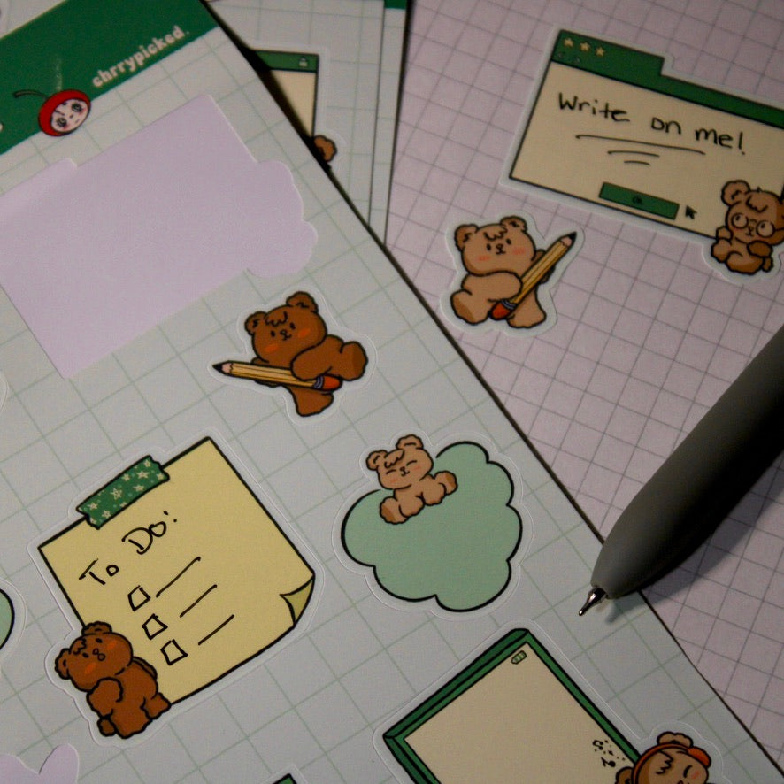 What's on Your Mind? Matte Sticky Note Sheet