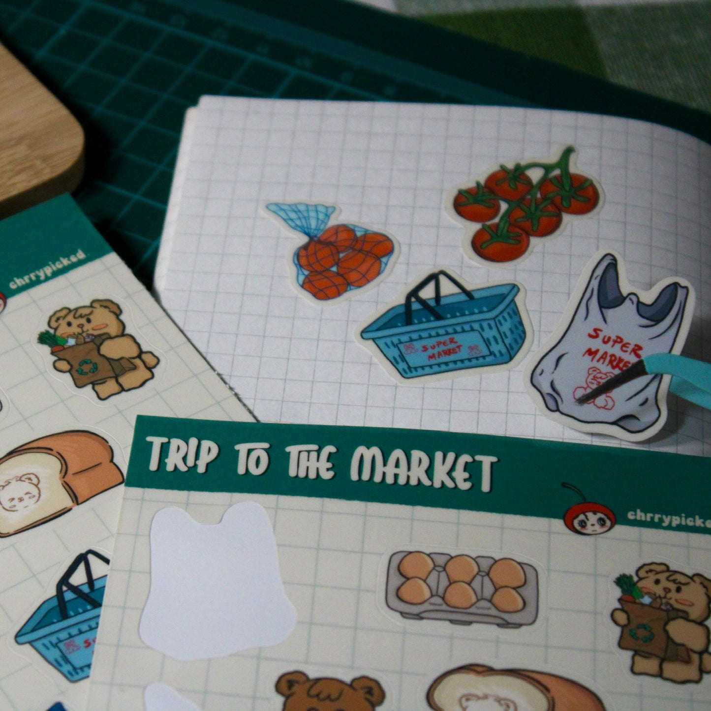 Trip to the Market Sticker Sheet