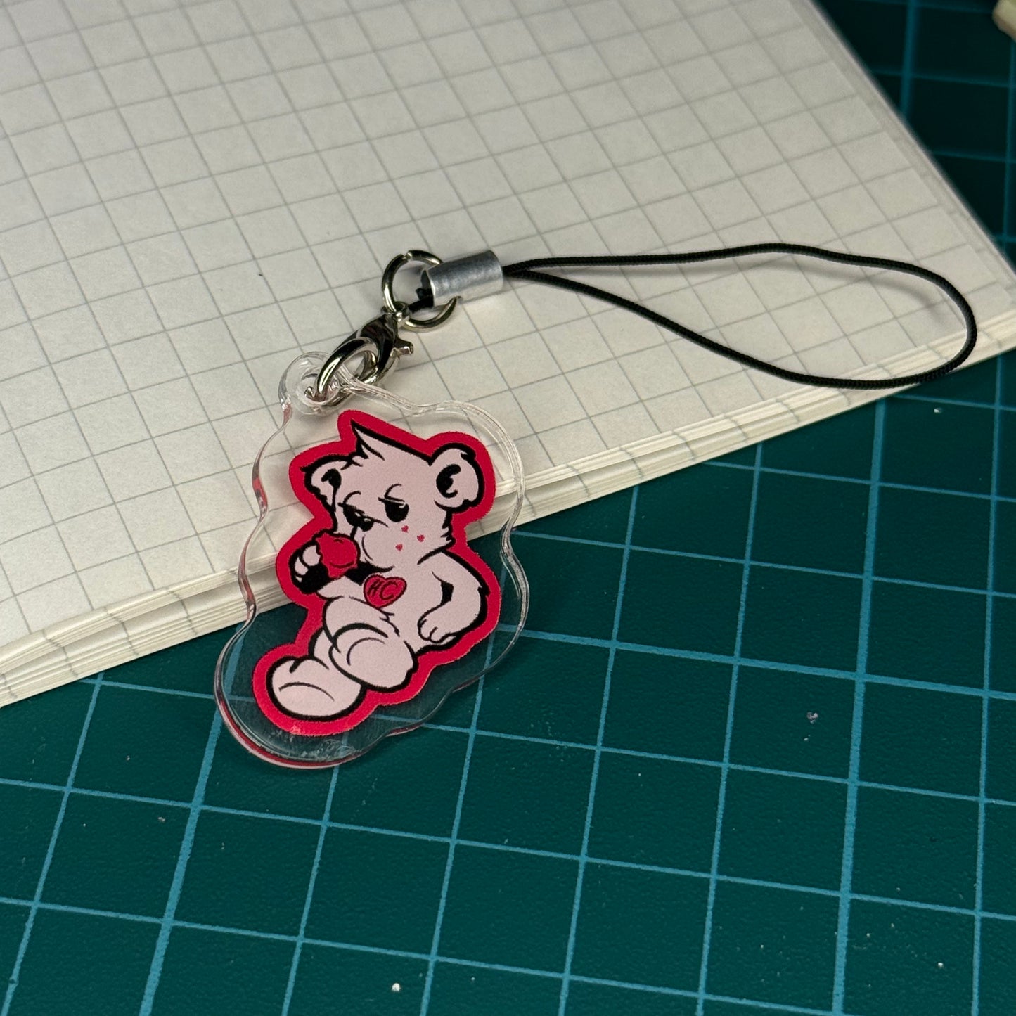 TASTE Bear Acrylic Phone Charm