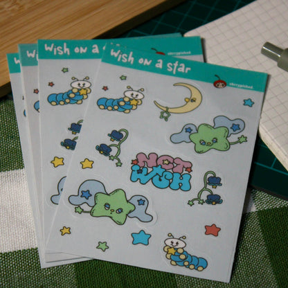 Wish on a Star Mini Sticker Sheet