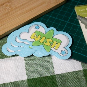 NCT Wish Cloud Vinyl Sticker