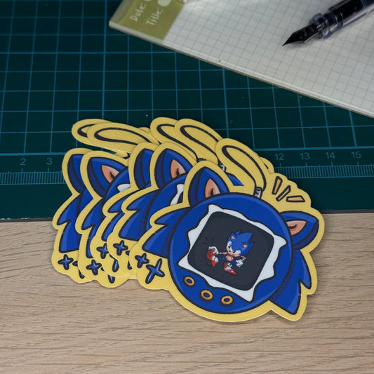Sonic Tama Game Vinyl Sticker