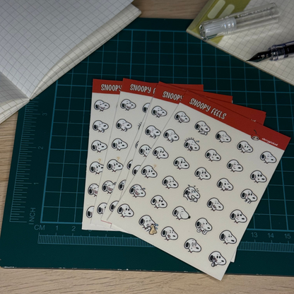 Snoopy Feels Mini Sticker Sheet