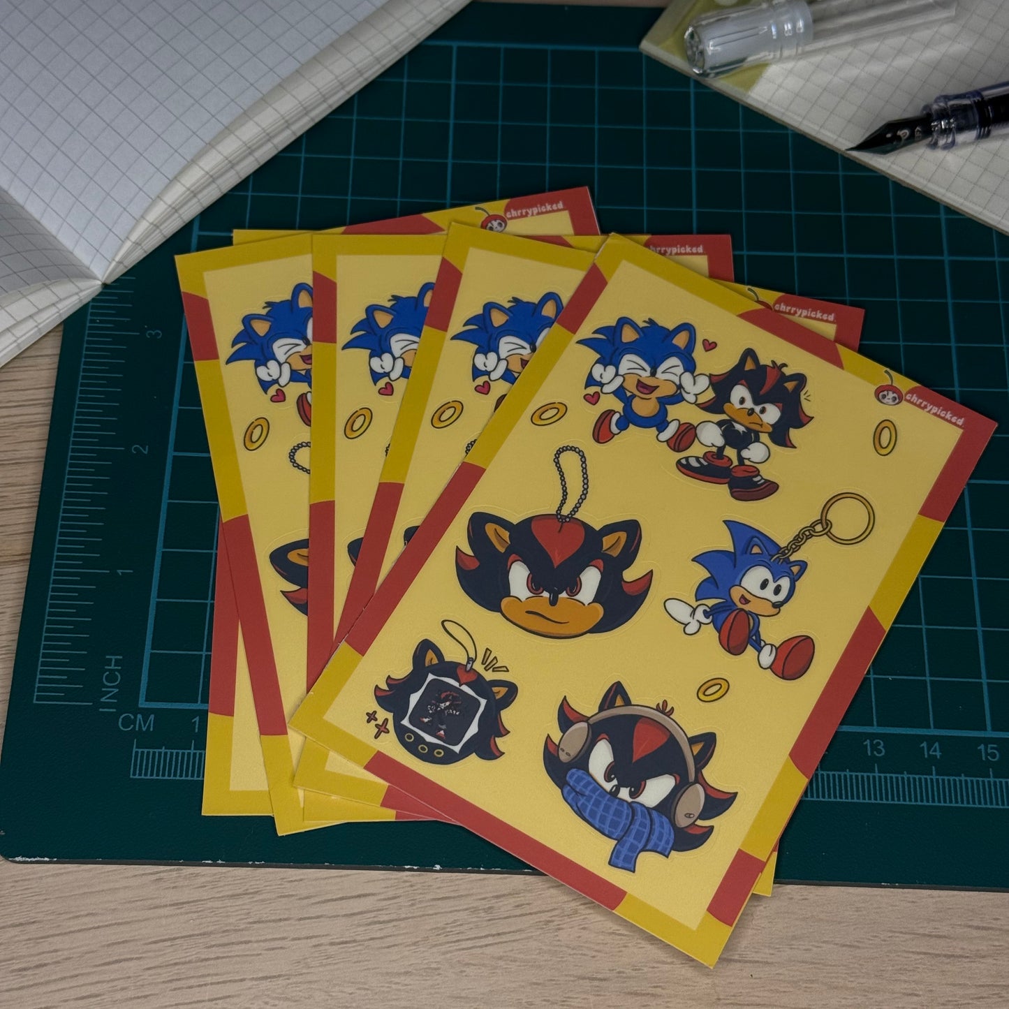 Sonic x Shadow Mini Sticker Sheet