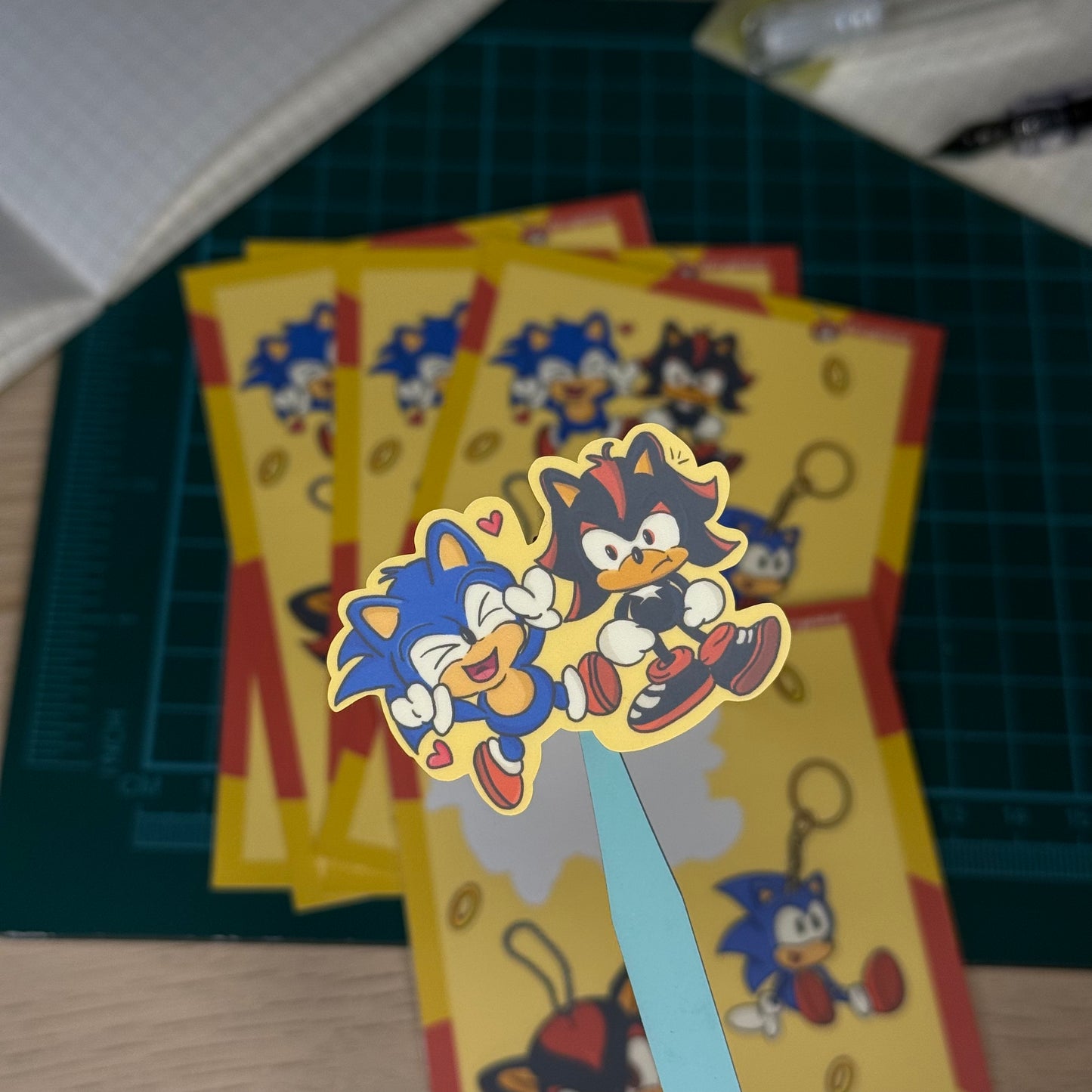 Sonic x Shadow Mini Sticker Sheet