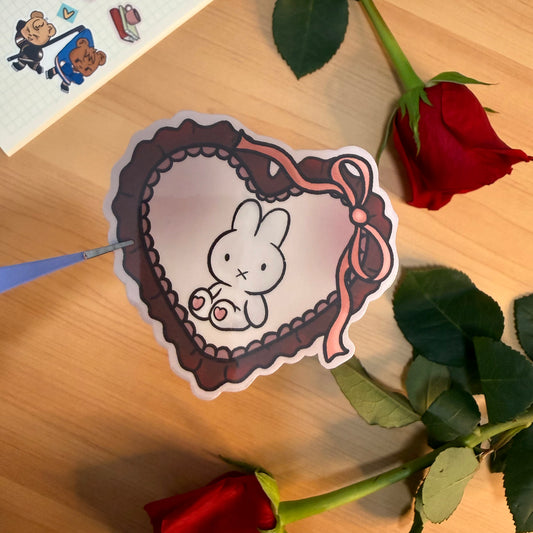 Miffy Valentine Vinyl Sticker