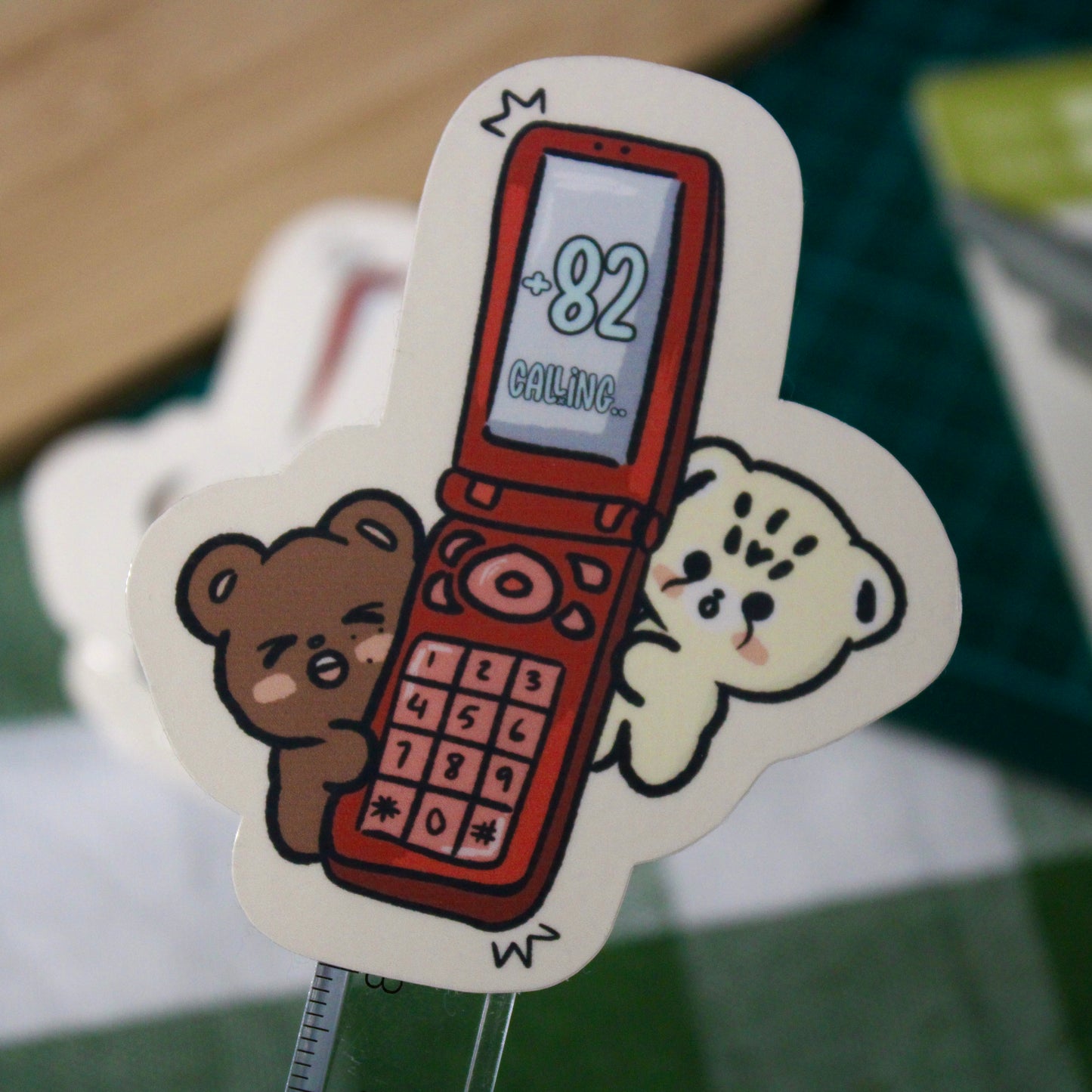 +82 Callin' Vinyl Sticker