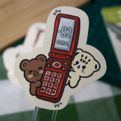 +82 Callin' Vinyl Sticker