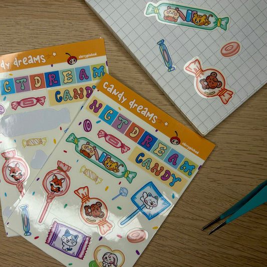Candy Dreams NCT Dream Mini Sticker Sheet