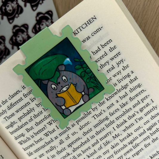 Cozy Totoro Magnetic Bookmark