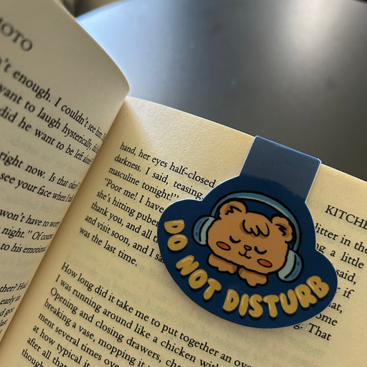 Do Not Disturb Bear Magnetic Bookmark