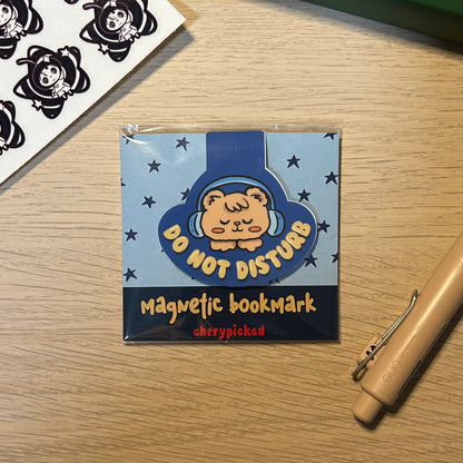 Do Not Disturb Bear Magnetic Bookmark