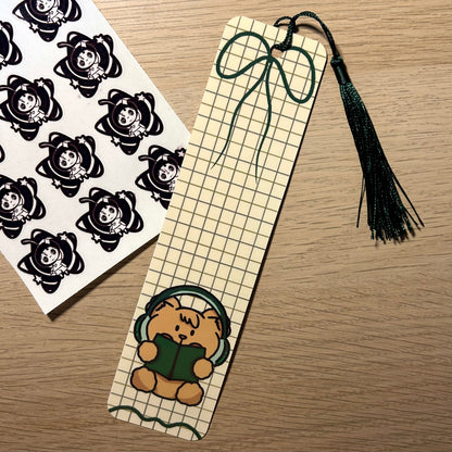 Little Reading Bear Standard Bookmark