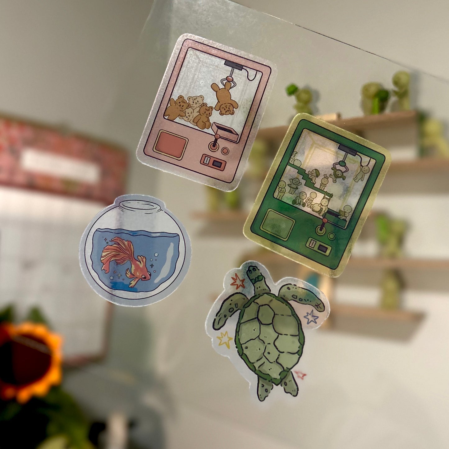 Turtle Translucent Vinyl Sticker